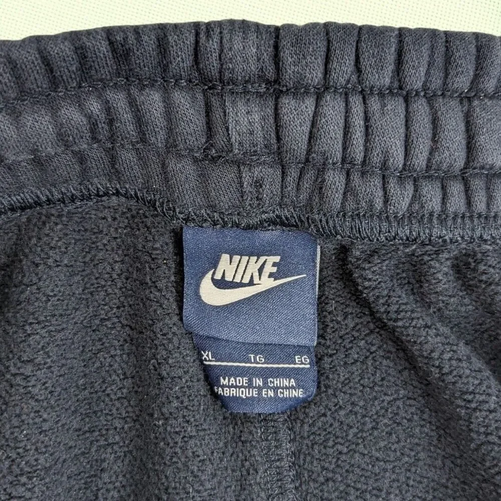 Nike Club OH Sweatpants Mens XL Joggers Athletic Navy‎ Blue Fleece Swoosh
